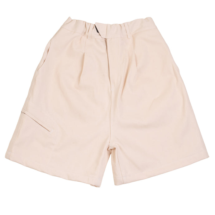 194 Pleated 5-Pocket Short (Natural)