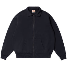 Load image into Gallery viewer, Collar Zip Sweatshirt (Black)