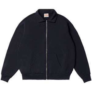 Collar Zip Sweatshirt (Black)