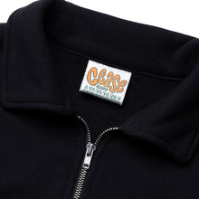Load image into Gallery viewer, Collar Zip Sweatshirt (Black)
