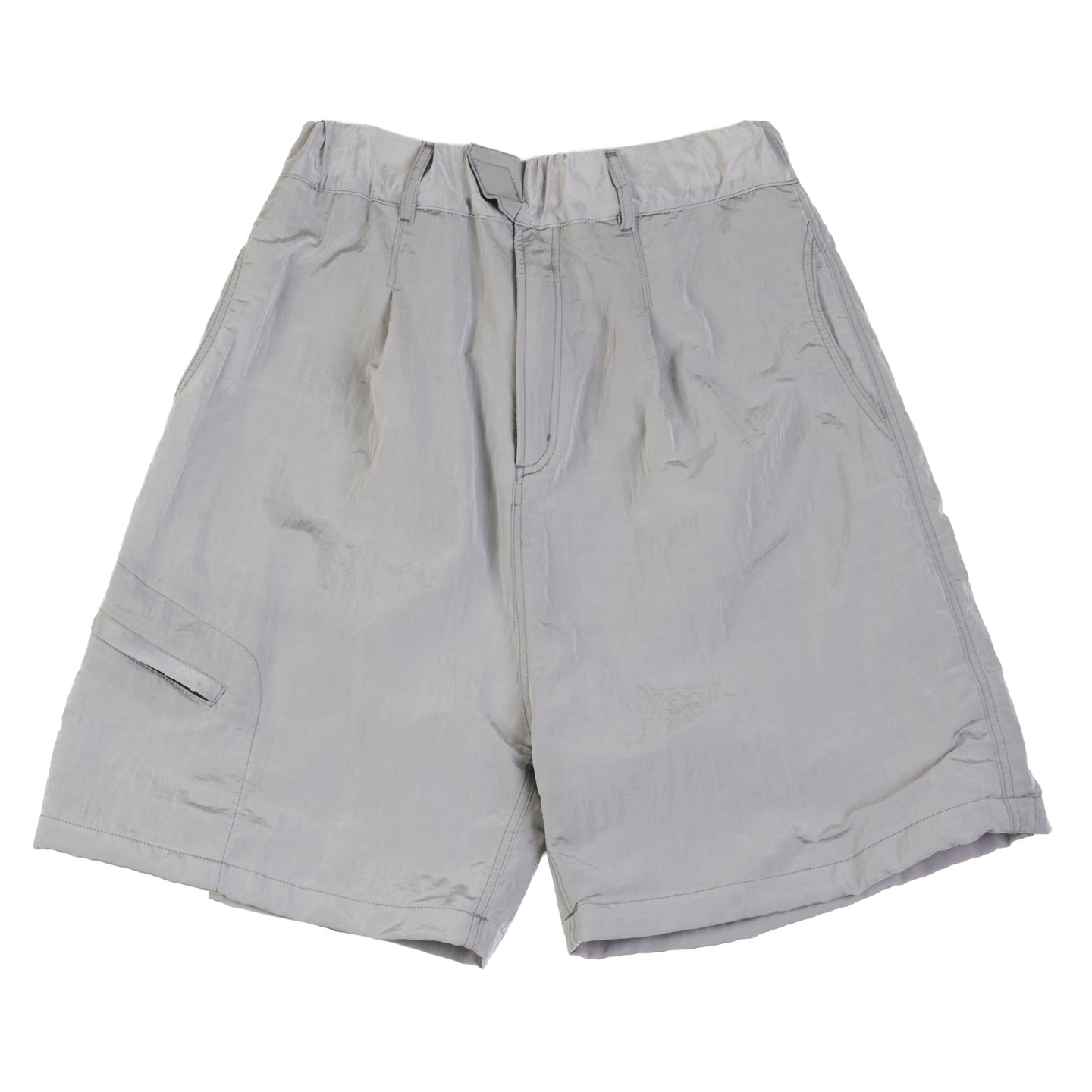 194 Pleated 5-Pocket Short (Metal Grey)