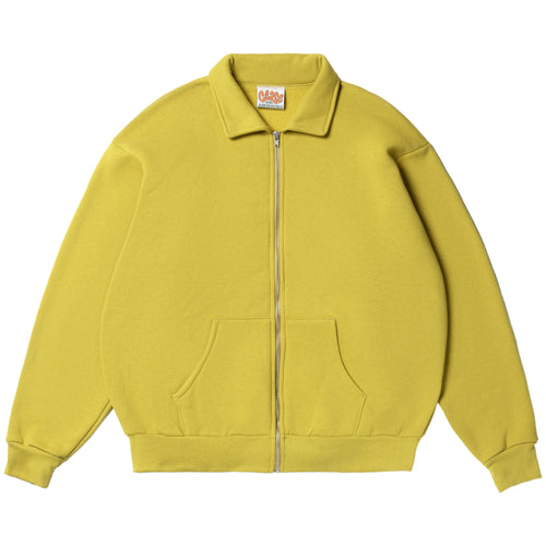 Collar Zip Sweatshirt (Moss)
