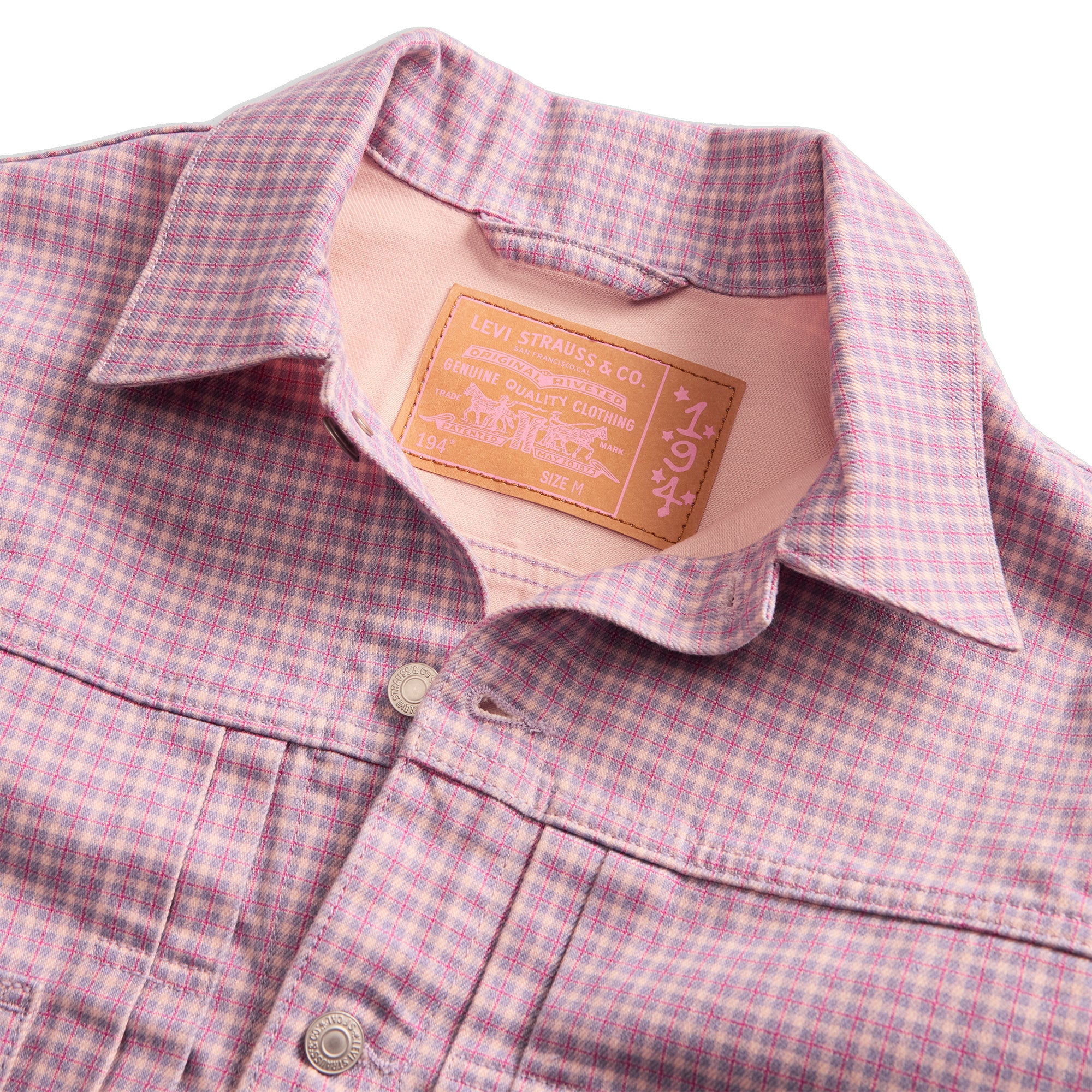 Levi's® X 194 Type Ii Trucker Jacket (Pink Plaid) – 194 Local