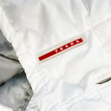 Load image into Gallery viewer, Prada Fox Fur Trim Puffer Jacket (White)