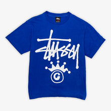 Load image into Gallery viewer, Vintage Stüssy Crown T-Shirt (Blue)