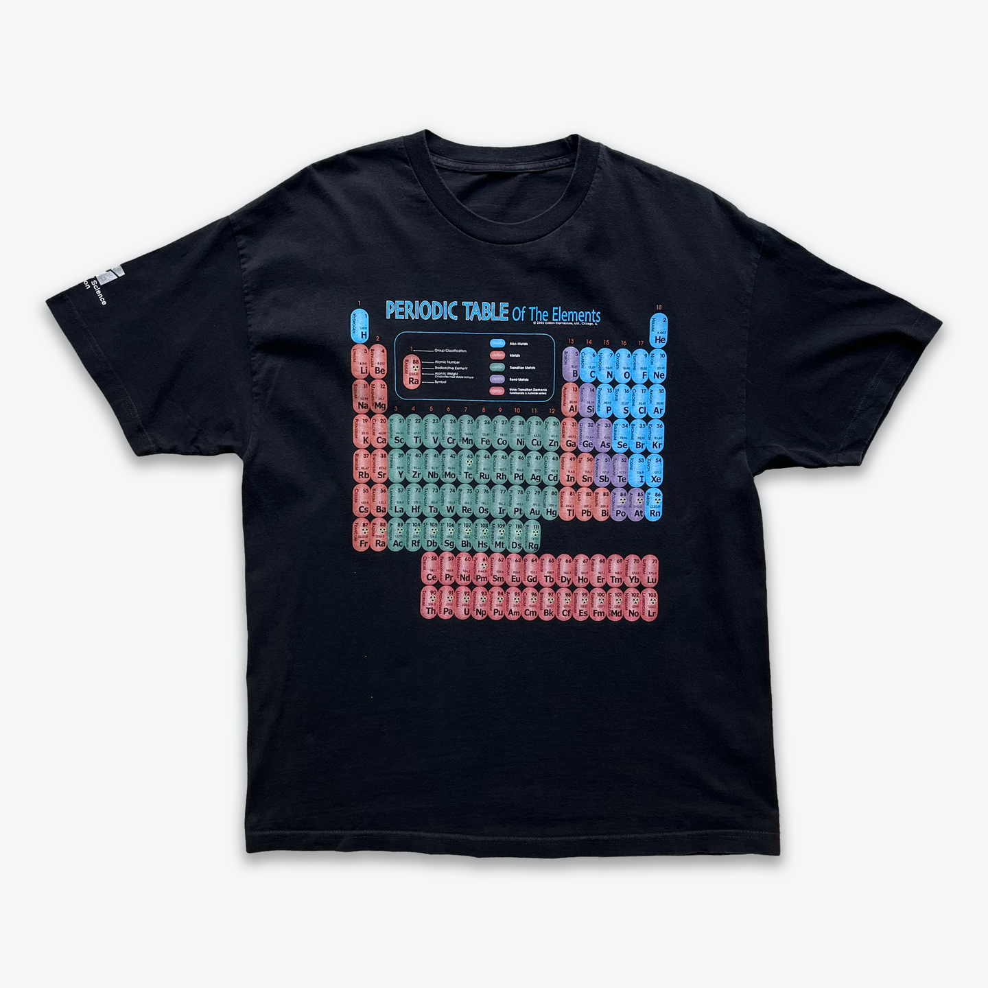 Periodic Table T-shirt (Black)