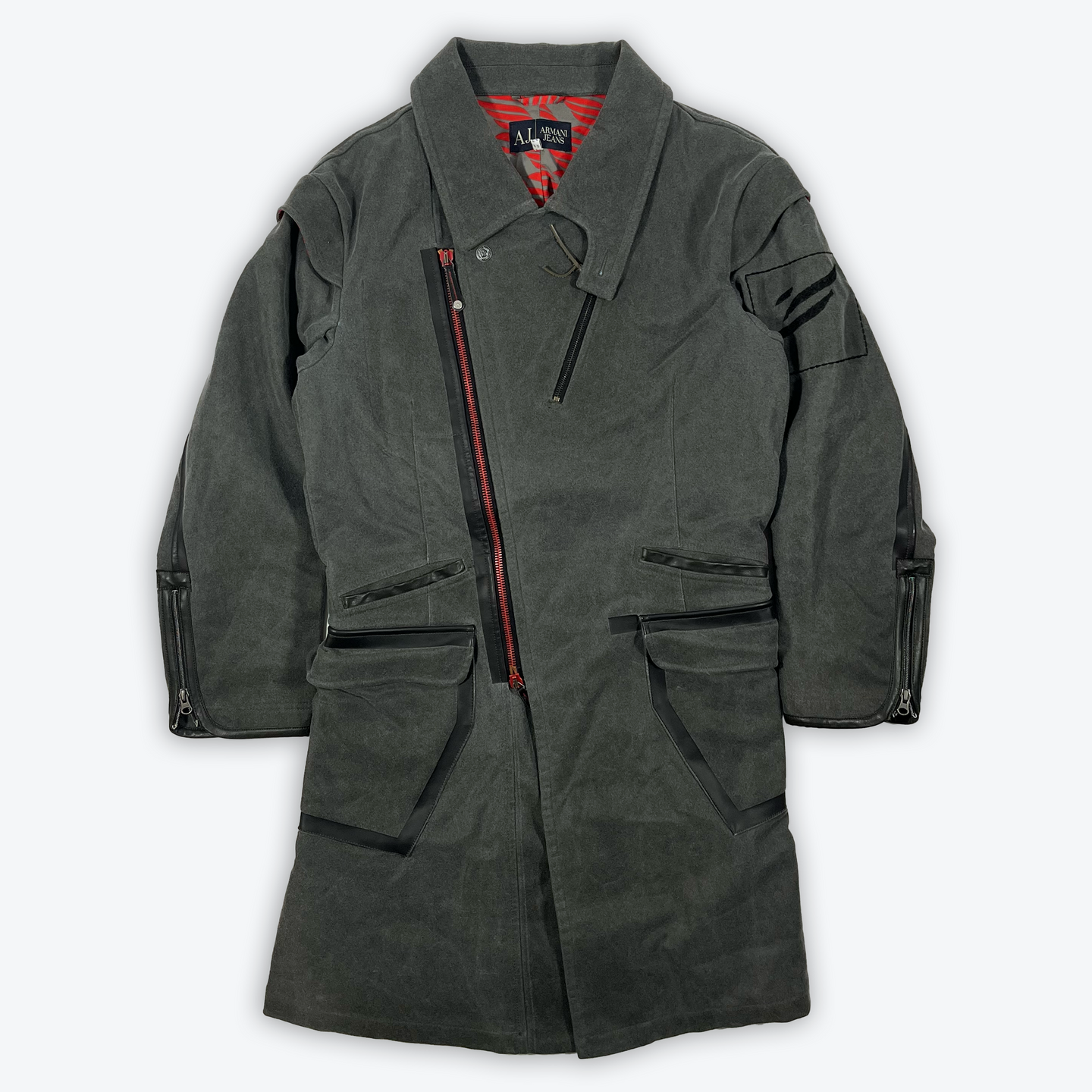 Armani Jean's Trench Coat (Grey)