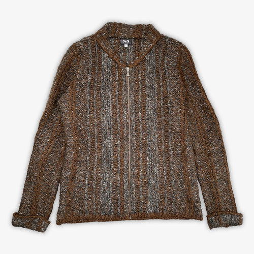 Dolce & Gabbana Zip Sweater (Brown)