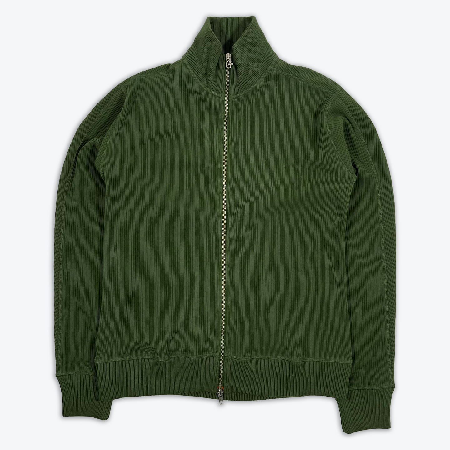 Softy Zip Thru Knit - Kombu Green