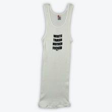 Load image into Gallery viewer, White Trash Mother Fucker Tank Top (White)