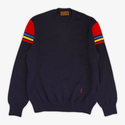 Yves Saint Laurent Knit Sweater (Navy)