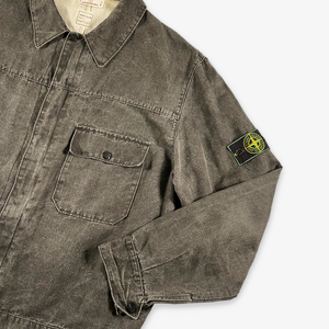Stone Island Linen Overshirt (Black) - S/S 1996