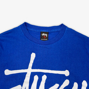 Vintage Stüssy Crown T-Shirt (Blue)