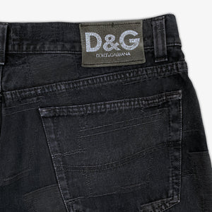 Dolce & Gabbana Patchwork Jeans (Navy)
