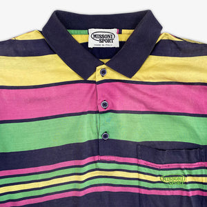 Missoni Sport Striped Polo (Multi)
