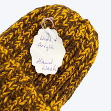 Load image into Gallery viewer, Hand Knitted Vintage Beanie (Brown Mix)