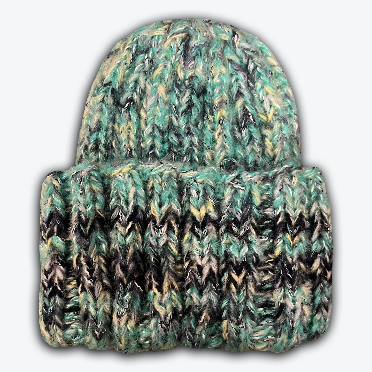 Hand Knitted Vintage Beanie (Multi)