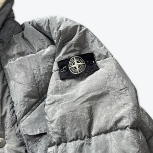 Stone Island Pure Metal Shell Puffer (Silver)