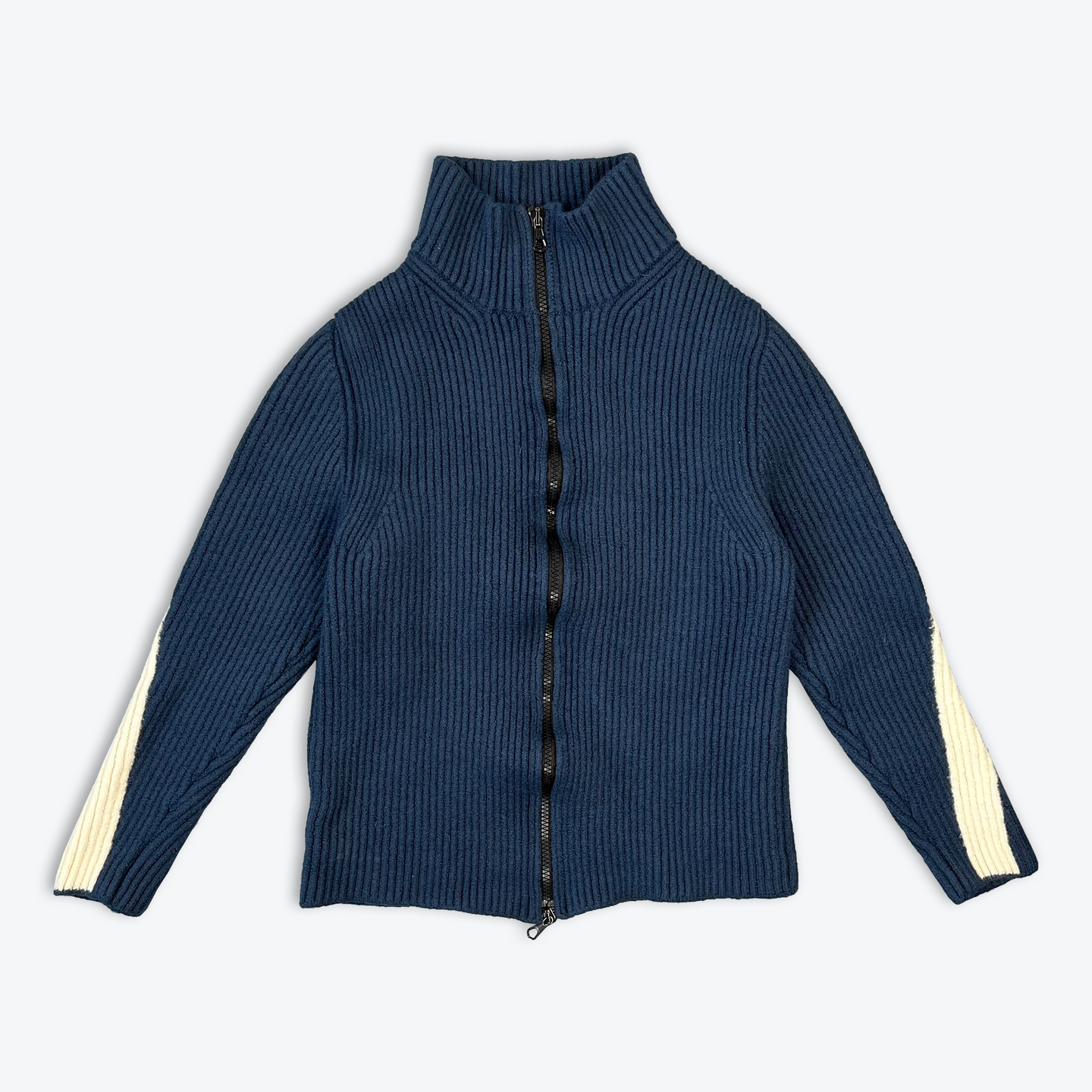 Stone Island Full-Zip Sweater (Blue)