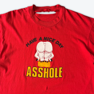 Vintage Asshole T-shirt (Red)