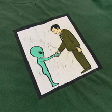 Load image into Gallery viewer, 1990&#39;s Helmet &#39;Alien Handshake&#39; T-shirt (Green)