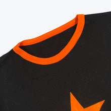 Load image into Gallery viewer, Star Baby Tee (Black/Orange)