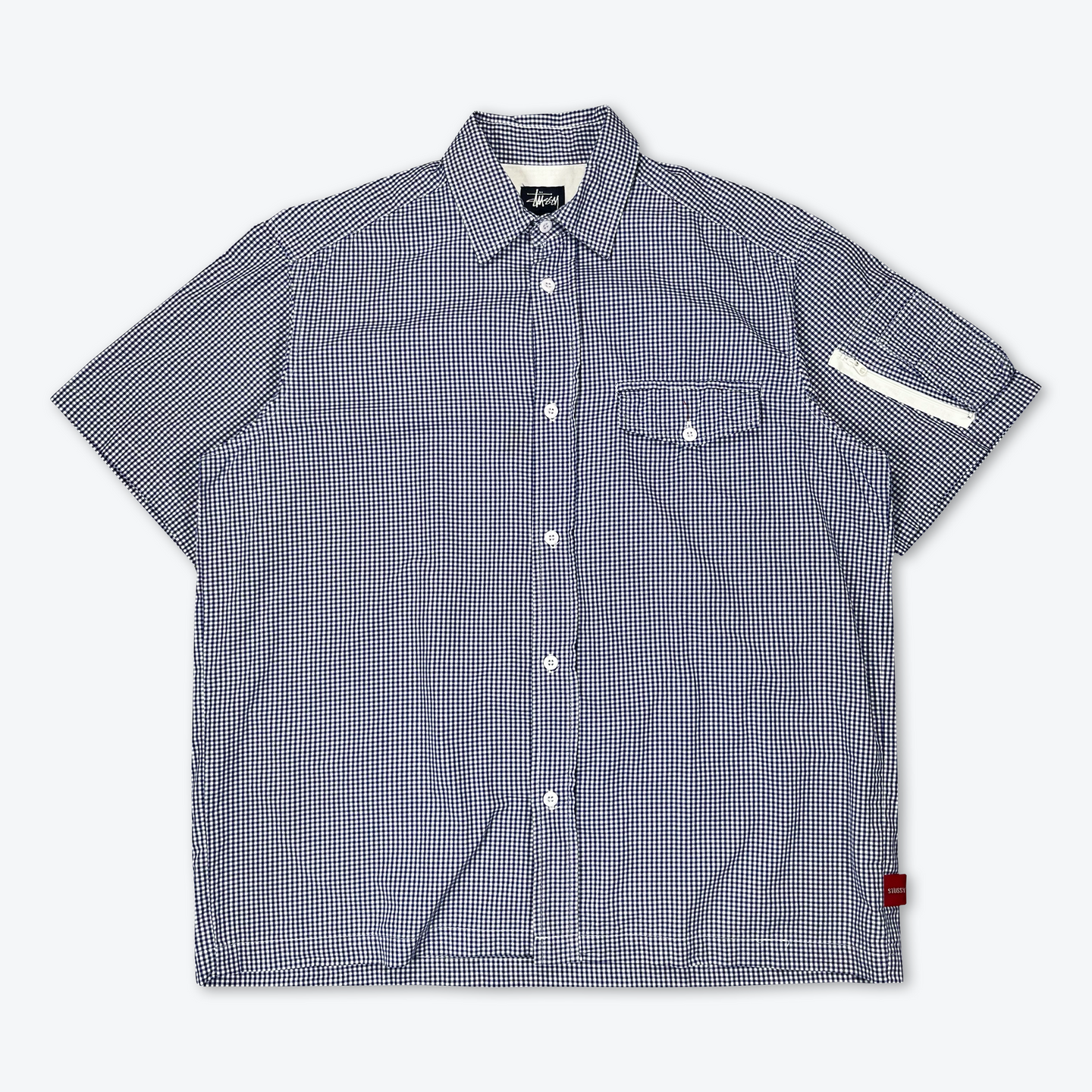 Stüssy Button-Up Shirt (Blue)