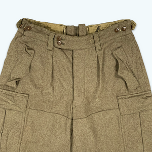 Vintage Tweed Military Cargo's (Brown)